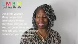Dr. Joan - Don't limit yourself #LetMeBeMeNJ