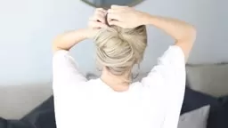 HOW TO: EASY updo for short hair