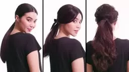 3 ways to wear a ponytail #CasaAziz @Princeton