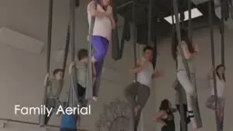 Family Aerial #HonorYoga @Princeton