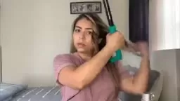 Beach wave hair tutorial