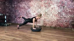6 Cardio Core Moves With a Bosu at home!