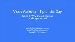 How-to video: Landscape or Vertical - What to do?