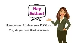 ESTIRINC: Why you need pool and flood insurance.