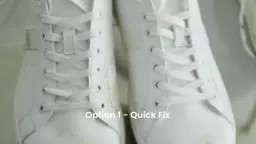 How To Clean White Sneakers