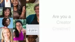 Are you a Creator Creatives?