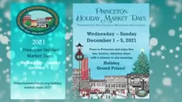 2021 Princeton Holiday Market Days Event Dec. 1-5 Fun Festive Fabulous!