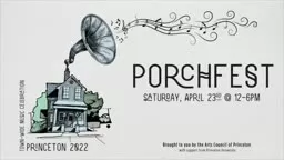 Arts Council of Princeton April Arts Porchfest 2022. Mercer Buy Local Connection Coming Soon on CNJN TV May 2022!