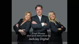 Daisy, Gabi and John at JackJay Digital Photoshoot