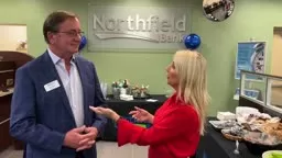 Northfield Bank Hal English, Princeton Mercer Regional Chamber and Elisabeta Dinca Champion for Business