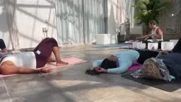What is at the heart of a wellness yoga retreat