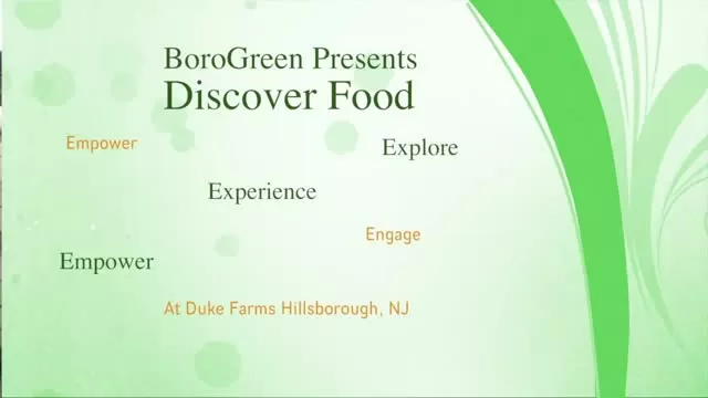 ExpoDiscoverFood BoroGreen at Duke Farms