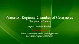 Julie Brown speaks at Princeton Regional Chamber of Commerce Pt1