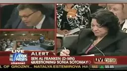 Sonia Sotomayer/Al Franken Joke About Perry Mason‬.
