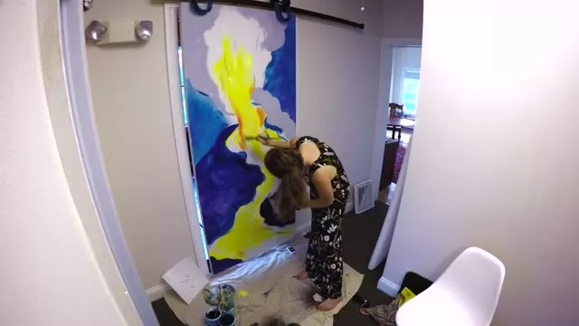 Good Grief, Princeton NJ: Painting the Volcano Door