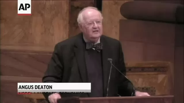 Angus Deaton of Princeton University wins Nobel Prize