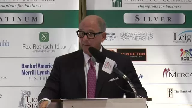 Steve Kalafer @ Princeton Regional Chamber Nov.2015