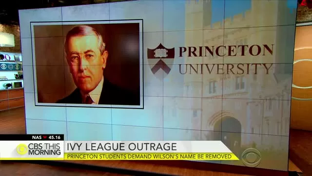 Students want Woodrow Wilson name removed from Princeton