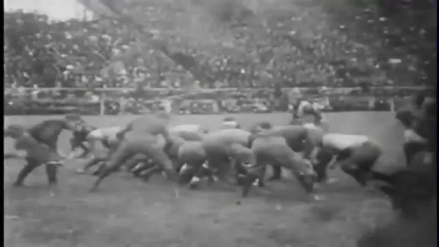 First football game on film 1903 Princeton-Yale Thomas Edison