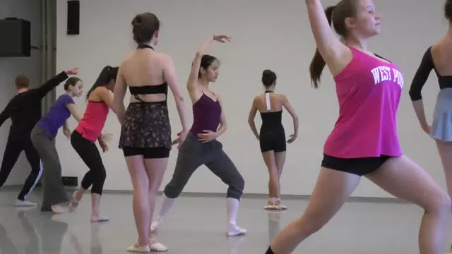 Students prepare for the Princeton Dance festival