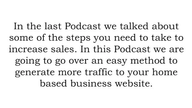 Generate More Traffic to Your Business Website