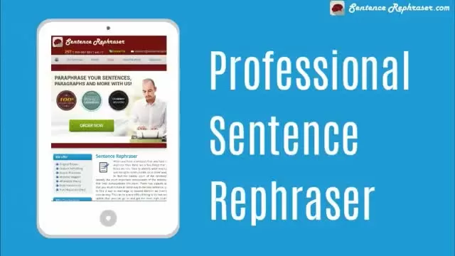 Sentence Rephrasing Service