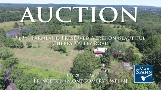 Pristine Farmland Auction in Princeton NJ July28