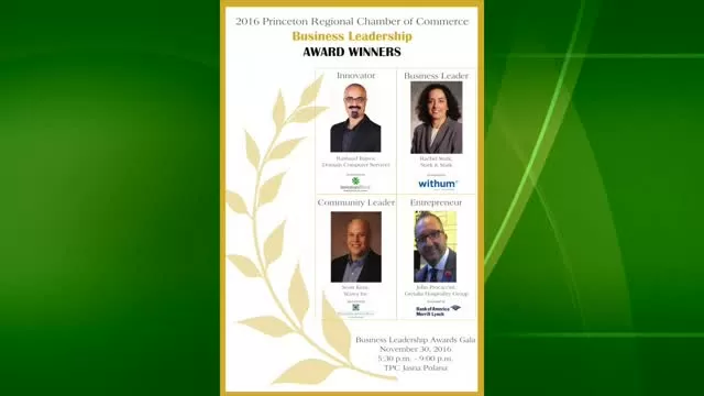 Business Leadership Gala Award Winners Princeton Regional Chamber
