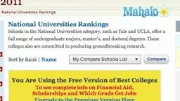 2010 US News College Rankings‬.