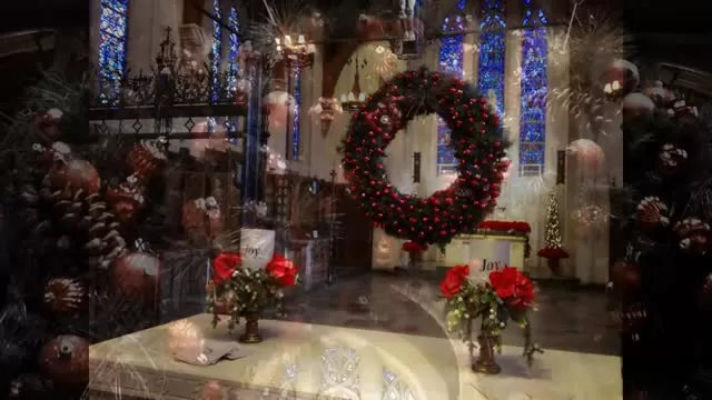 Princeton Abbey during the Holidays by 'It's Christmas in Princeton'