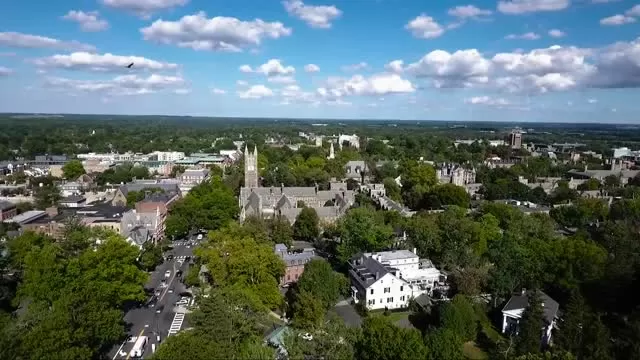 Downtown Princeton and Trinity Church