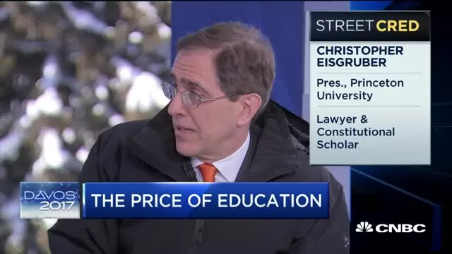 Princeton's Christopher Eisgruber: Investing In Higher Education | CNBC