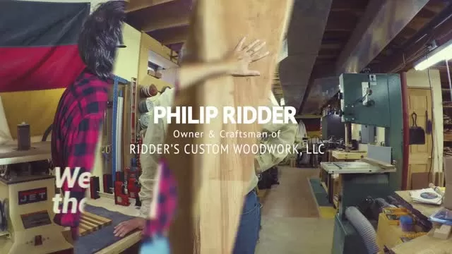 Philip Ridder of Ridder's Custom Woodwork video2