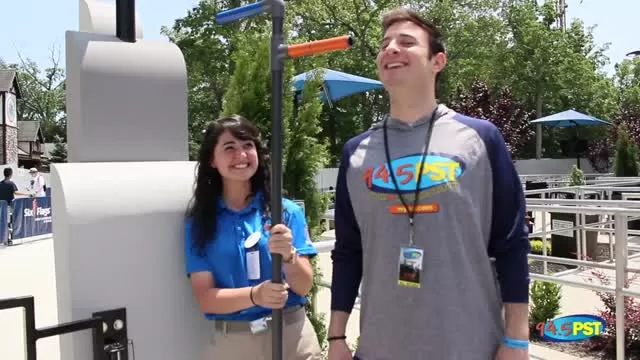 94.5 PST Adam Rides Six Flags Justice League