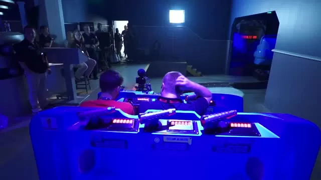 Full POV Six Flags New 4D Justice League ride