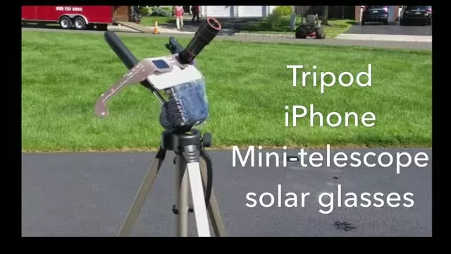 Solar Eclipse highlights Princeton 2:20---4:00pm
