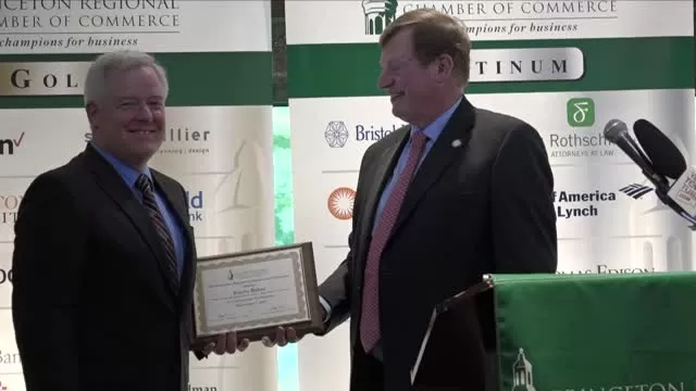 Princeton Chamber Sept '17 Champion for Business