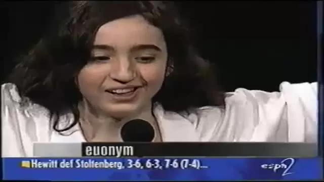 1997 Spelling Bee Champ, Rebecca Sealfon, Princeton '05