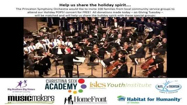 Giving Tuesday: Princeton Symphony Orchestra