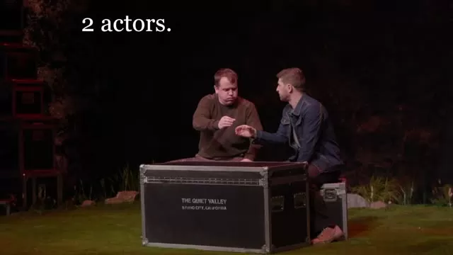 Behind The Scenes with Stones in His Pockets - McCarter