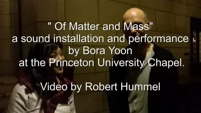 Of Matter & Mass concert at the Princeton University Chapel