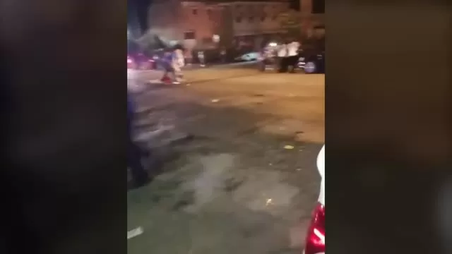 Raw video: Art All Night shooting in Trenton