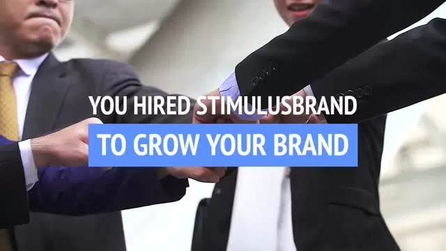 You hired StimulusBrand Communications. Get pumped!