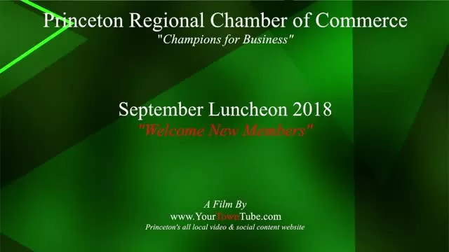 Princeton Chamber New Members Sept. 2018