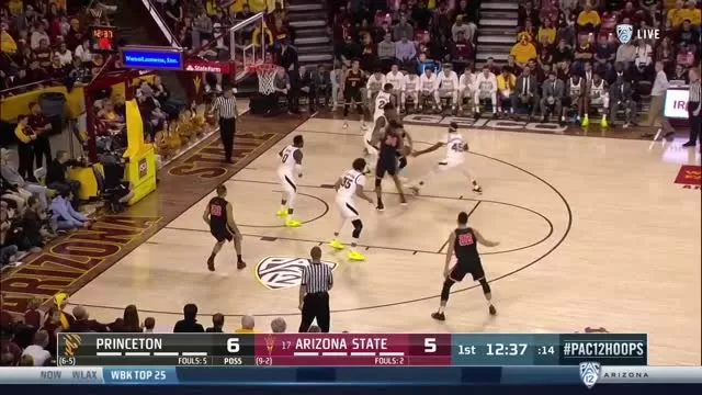 Men's Basketball WIN @ #17 Arizona State - 12/29/18