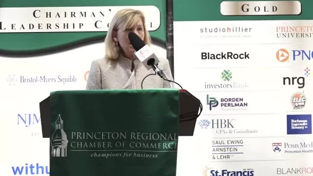 Princeton Chamber Amy Mansue RWJ Barnabas Health