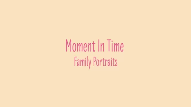 Moment-In-Time Family Portraits with Kapu