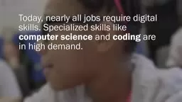 Bringing inspiring computer science education experiences to kids who need it most.