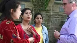 Protesters of Princeton's Title IX office enter Nassau Hall