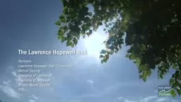 2019 NJ Smart Growth Honoree Lawrence Hopewell Trail